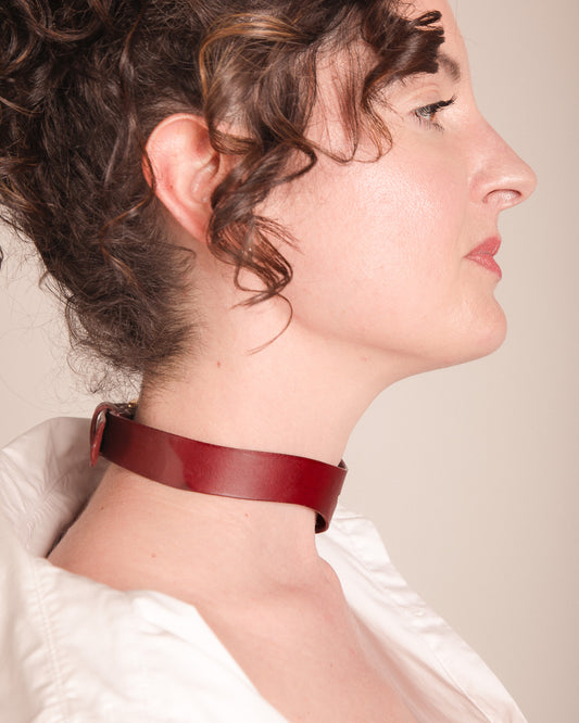 The Crescent Collar Oxblood