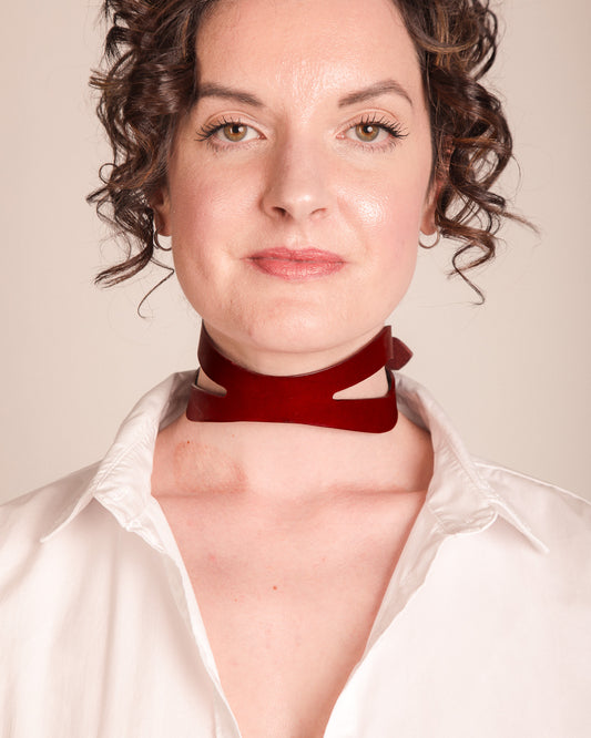 The Axis Collar Oxblood
