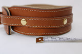 IMPERFECT - Tan Classic Leather Collar