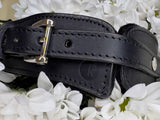 Black Classic Leather Collar