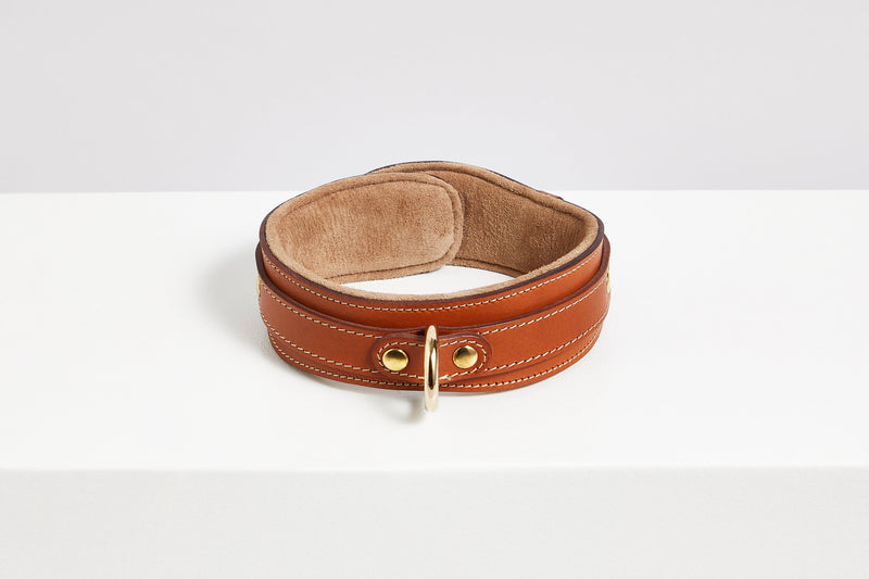 Tan Classic Leather Collar