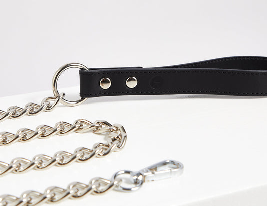 Collar + Lead Black